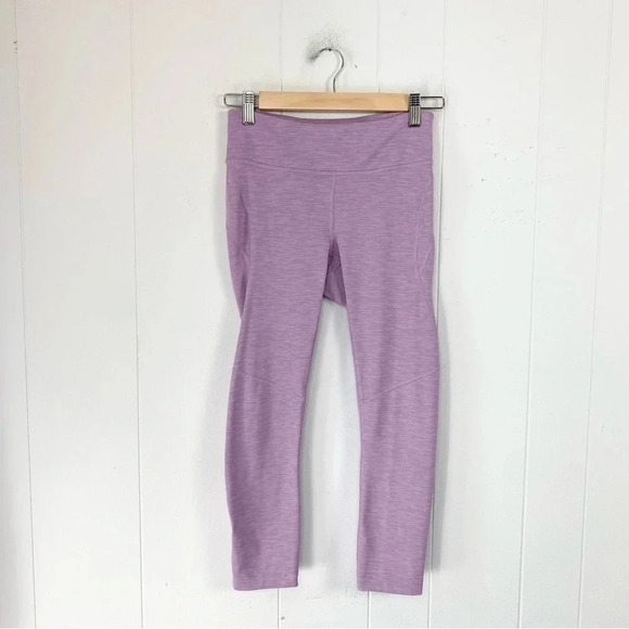 Outdoor Voices Women Purple Tech Sweat Pull On Stretchable Yoga Leggings S - Picture 1 of 13